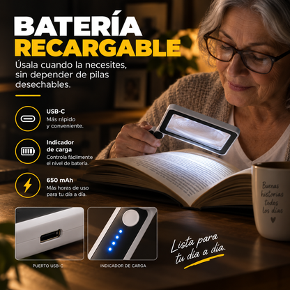 Lupa Pórtatil con Luz