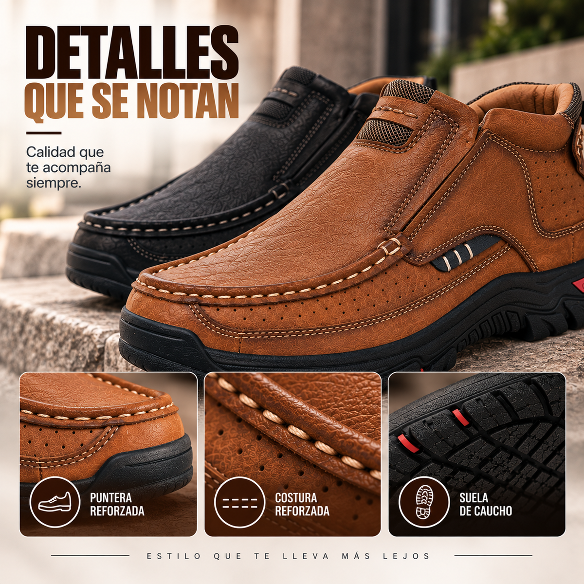 Zapatos casuales sin cordones
