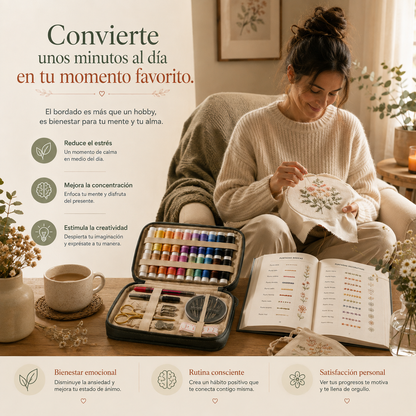 Libro + Kit de Bordado