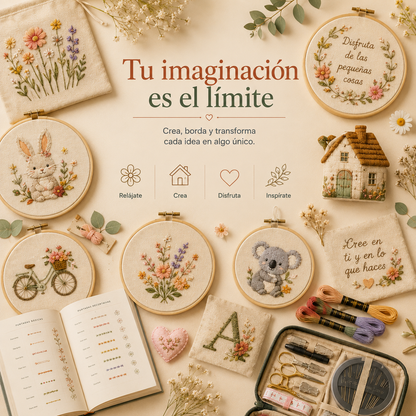Libro + Kit de Bordado