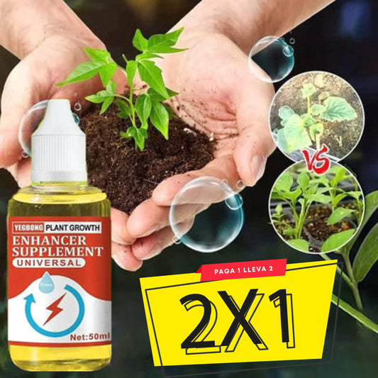 POTENCIADOR DE CRECIMIENTO PARA PLANTAS 2X1 + ENVÍO GRATIS